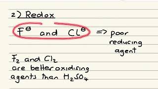 AQA Reducing Ability of Halide Ions [upl. by Zoba431]