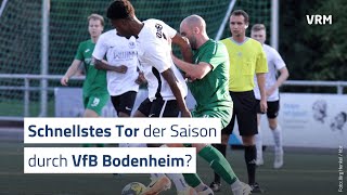 Schnellstes Tor der Saison durch VfB Bodenheim [upl. by Finnie]