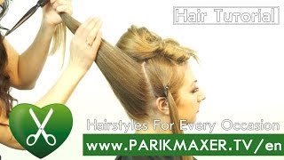 Hairstyle for every occasion parikmaxer tv english version [upl. by Ranite]