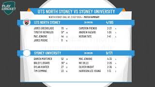 UTS North Sydney v Sydney University [upl. by Dnomsaj]