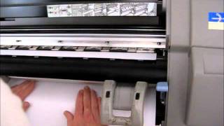 HP DesignJet 5000  5500 load sheet [upl. by Meehar880]