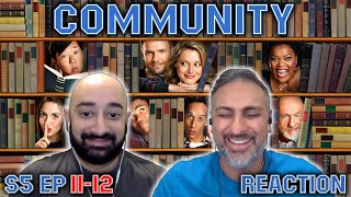 Community  S5 Ep 1112  REACTION  First Time Watching [upl. by Nisbet335]