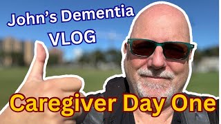 John’s Dementia Vlog  Day One with a hired caregiver [upl. by Nilyad]