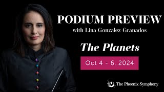 The Planets Podium Preview with Lina GonzalezGranados  202425 Season [upl. by Enad]