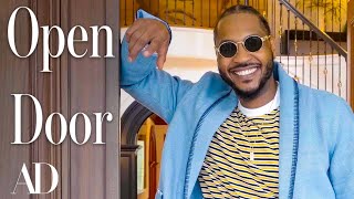 Inside NBA Star Carmelo Anthony’s Stylish New Home  Open Door  Architectural Digest [upl. by Uahc864]