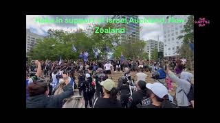 a group of Maoris led a Haka in support of Israel in Auckland NewZealand palestine [upl. by Hilarius]