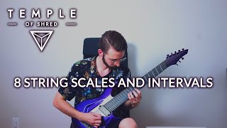 Temple of Shred  8 String Scales and Arpeggios  Guitar Lesson  EP3 [upl. by Goldina]