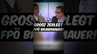 Grosz ZERLEGT FPÖBrandmauer afd fpö shorts [upl. by Rondon]