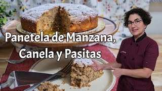 ¡Panetela de Manzana Canela y Pasitas Una ricura 🍏🍇 [upl. by Vaughan]