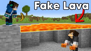 Using FAKE Lava to FOOL My Friends [upl. by Nylarat]