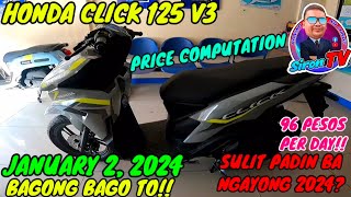 HONDA CLICK 125 V3  2024 PRICE UPDATE [upl. by Aleka2]