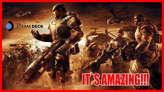 Gears of War 2 on Steam Deck is AMAZING [upl. by Veejar]