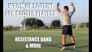 PreTraining Muscle Activation amp Warm Up Routine for Soccer Players [upl. by Akimas]