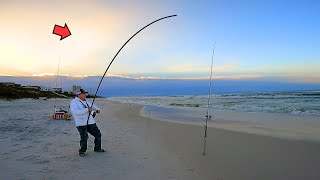 Surf Fishing the Morning Bite and Caught This [upl. by Malcah]