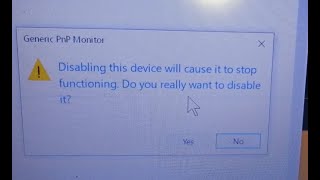 how to disable generic pnp monitor in dell latitude e6430 laptop [upl. by Salba]