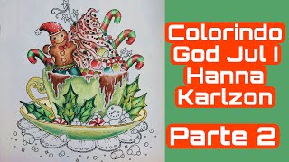 Live colorindo o novo livro de Hanna Karlzon Parte 2 [upl. by Adnahcal]