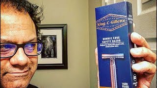 King C Gillette DE Safety Razor — unboxing amp review —average guy tested LIVE [upl. by Malek]