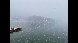 MISURINA IS SNOWING NEVICA A MISURINA 4 OCTOBER 2 024 [upl. by Tullius]