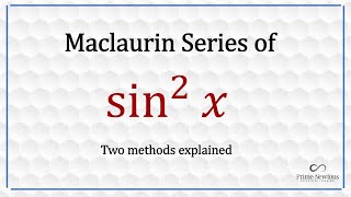 Maclaurin series of sin2x [upl. by Ayarahs426]