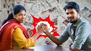 Kanimozhi X Madan Gowri 🔥 DMK  Episode 3 Voice of Tamil Nadu  2024  Tamil  MG [upl. by Hebrew]