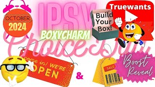 Ipsy October 2024 Boxycharm Choice Day amp Boost Options amp Reveal 2 Boxes amp Bags amp Addons Mini Reviews [upl. by Beryle]