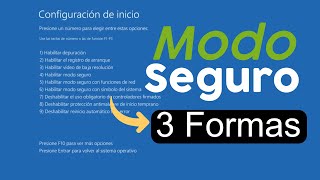 3 FORMAS Iniciar Modo Seguro en PC con Windows 11  10  7 [upl. by Eatnoid]