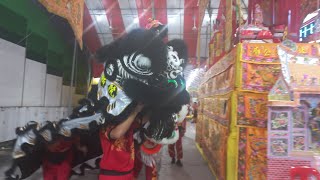 广南武术醒狮院 Kuang Nan Wushu amp Lion Dance Troupe at 北道堂公庙 Praying and Inviting god [upl. by Nnylrebma614]