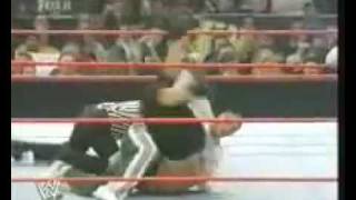 Edge Triple H amp John Cena vs Spirit Squad RAW 240406 [upl. by Mercier]