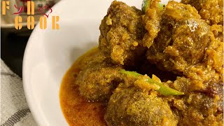 Beef Balls Curry  Mince Beef Recipe  FYNCOOK [upl. by Ekez352]