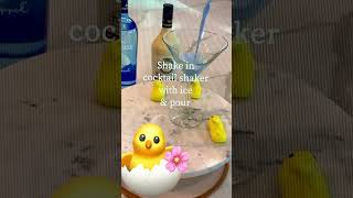 🐣PeepTini 🐇Easter peeps 🐥 Martini Tutorial 🌸 cocktail easter 🌼 [upl. by Seyer820]