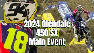 2024 Glendale 450 SX Main Event [upl. by Veradia]