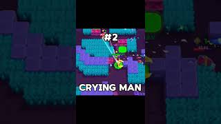 Top 3 best dodges with max brawlstars yo cryingman tensai fyp [upl. by Neras]