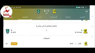 نتيجة مباراة الاتحاد والاهلي السعودي اليوم في دوري روشن السعودي  اتحاد جده والأهلي السعودي [upl. by Gibbie]