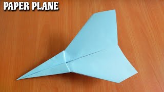 FIGHTER JET ORIGAMI TUTORIAL EASY PAPER PLANE CRAFTING  HOW TO MAKE PAPER FIGHTER JET ORIGAMI [upl. by Abernon]