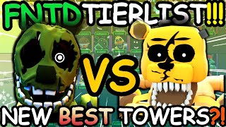 NEW FNTD TIERLIST FNAF 4  EVOS UPDATE IN DEPTH Update 13 Vers  Five Nights TD Roblox [upl. by Mame]