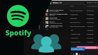 COMO HACER UNA PLAYLIST COLABORATIVA EN SPOTIFY [upl. by Furlong]