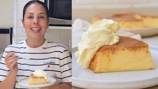 Flan casero con dulce de leche y crema opción sin caramelo [upl. by Gail]