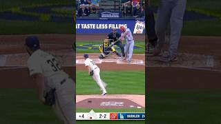 Paul Goldschmidt demolishes a curveball in Milwaukee mlb baseball homerun shorts [upl. by Ailec]