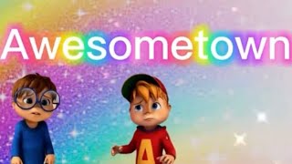 The Chipmunks Awesometown Lyric Video [upl. by Ellinet465]