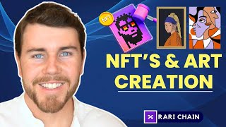 NFT’s Creators are minting on RARI Chain more than ever  Blockchain Interviews [upl. by Niknar398]