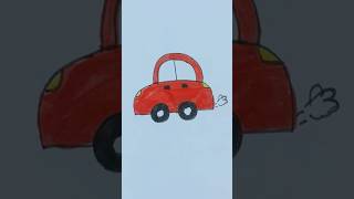 A car drawing  easy drawing of car shortvideo trending ytshorts [upl. by Ardnasirhc726]