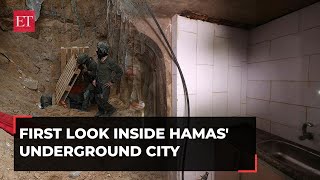 IDF shares first look into Hamas’ underground city underneath AlShifa hospital complex [upl. by Asus]