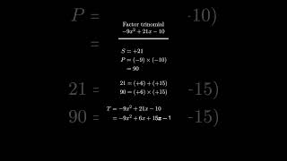 Factoring Trinomials maths animation ai [upl. by Jenei]