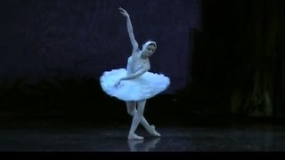 Evgenia Obraztsova  Swan Lake Part 3 Odettes variation and exit [upl. by Stichter]