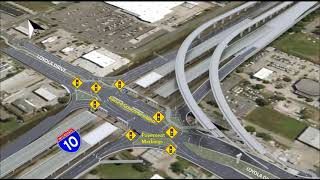 Loyola Diverging Diamond Interchange UPDATED 2023 [upl. by Posehn]