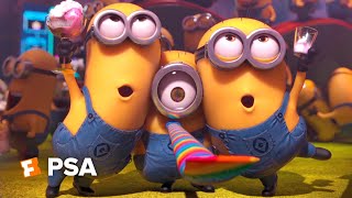 WHO Gru amp the Minions PSA  StayHome  Fandango Family [upl. by Sidwohl]