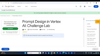 Update Prompt Design in Vertex AI Challenge Lab  New Lab Solution  Qwiklabs Arcade 2024 [upl. by Uhn665]