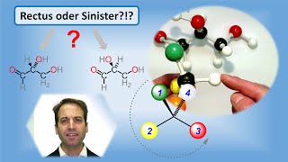 Chiralität und Naturstoffe Teil 2  Absolute Konfiguration R und SNomenklatur [upl. by Ttelrahc]