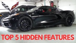 C8 Corvette 5 Surprising Hidden Features [upl. by Ydurt]