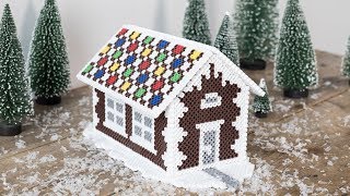 DIY  Gingerbread house made of beads by Søstrene Grene [upl. by Sheply]